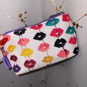 Clinique Colorful Lip Pattern Cosmetic Bag